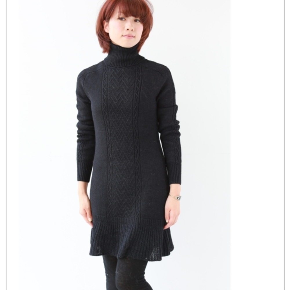 Theory Dashana Leuna alpaca/silk blend sweater dress SZ S